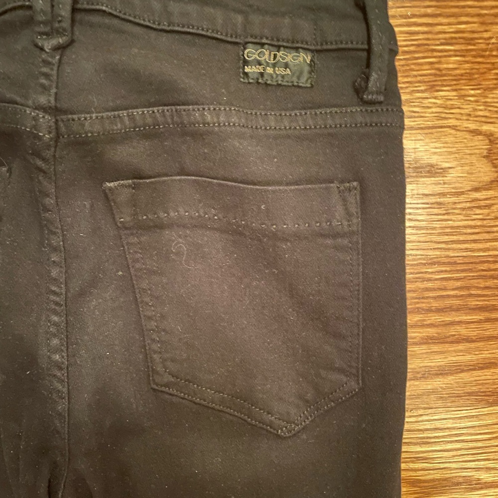 Beautiful brand new goldsign black jeans
